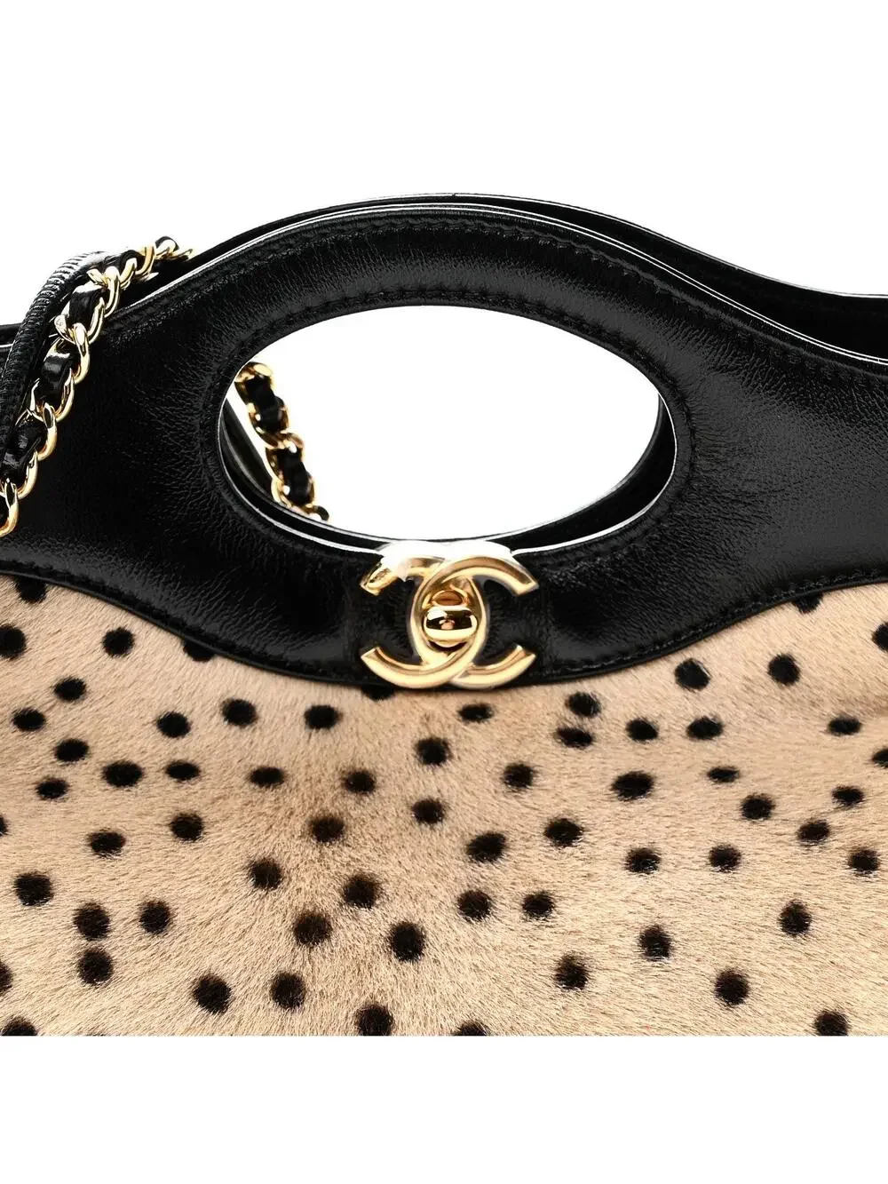 Chanel Shiny Lambskin Pony Hair Cheetah #333302C95B